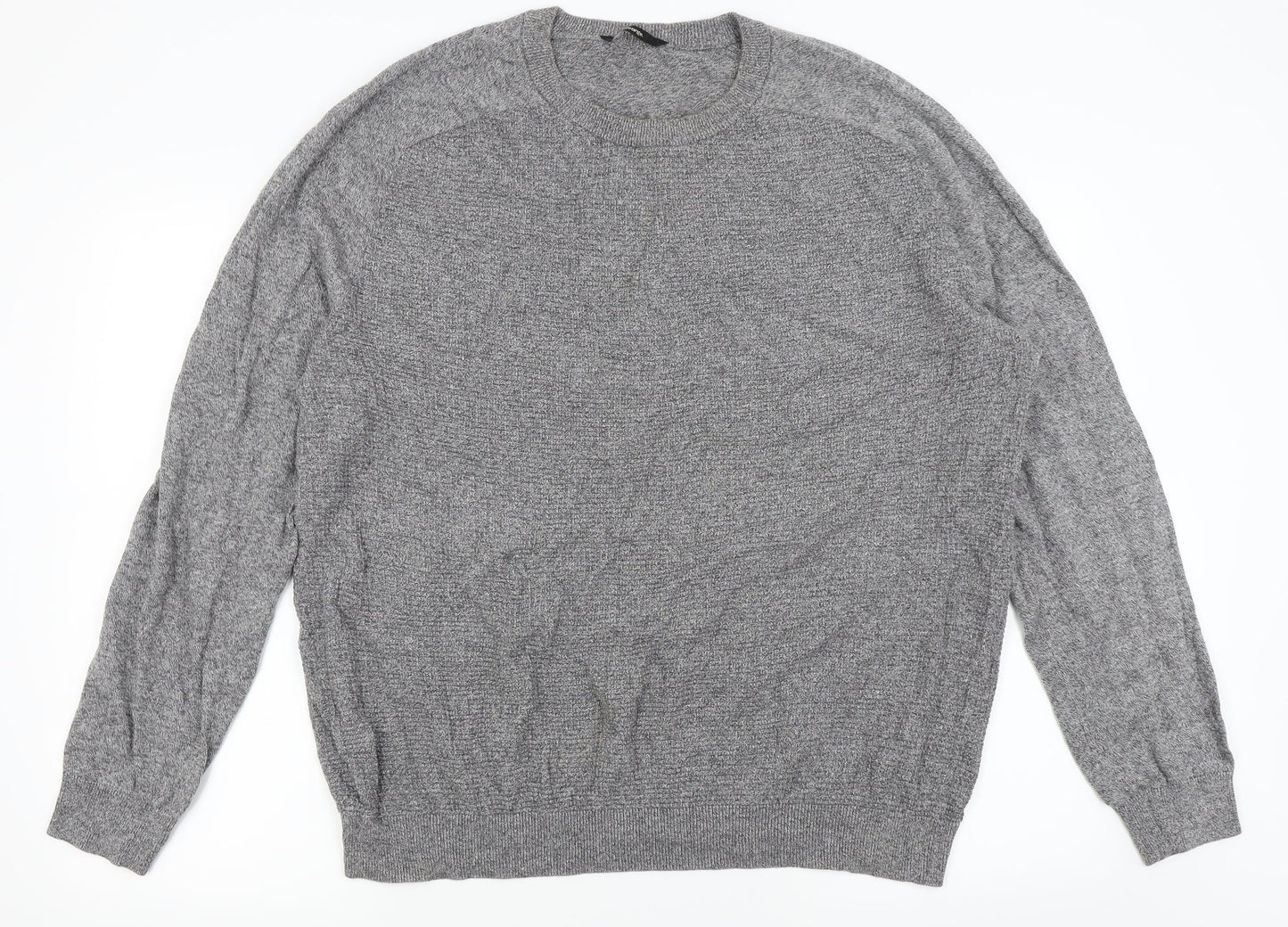 Asda George Mens Grey   Pullover Jumper Size 2XL