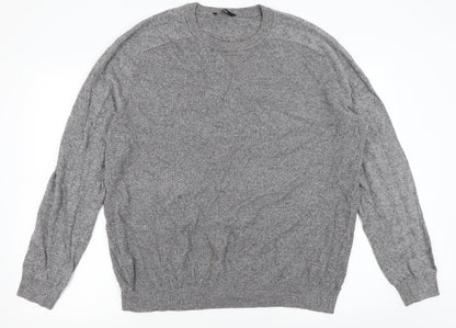 Asda George Mens Grey   Pullover Jumper Size 2XL