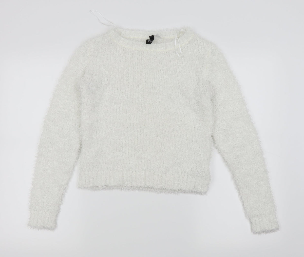 Divided by H&M Womens White   Pullover Jumper Size 4