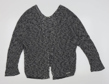 double agent Womens Grey   Cardigan Jumper Size M