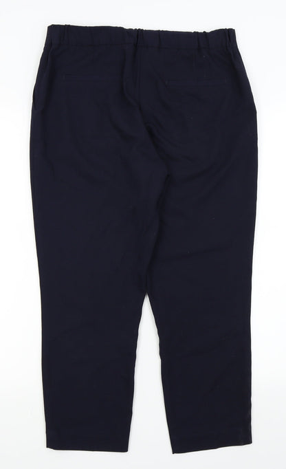 Womens UK Size 12 NEXT Regular Fit  Blue Trousers