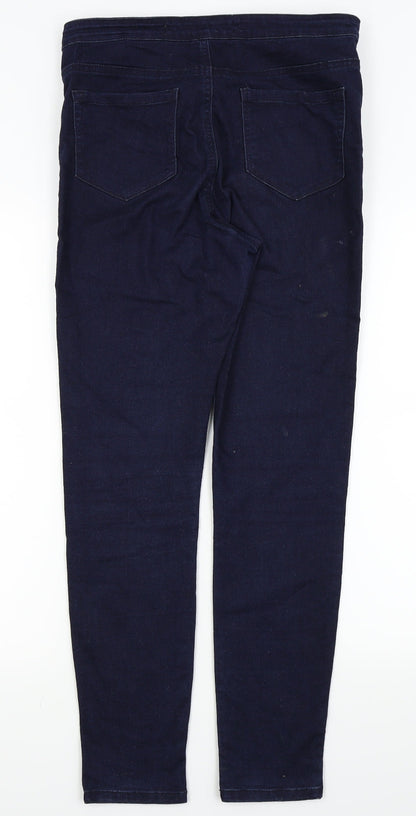 Womens UK Size 14 DENIM AND CO Regular Fit Skinny Blue Jeans