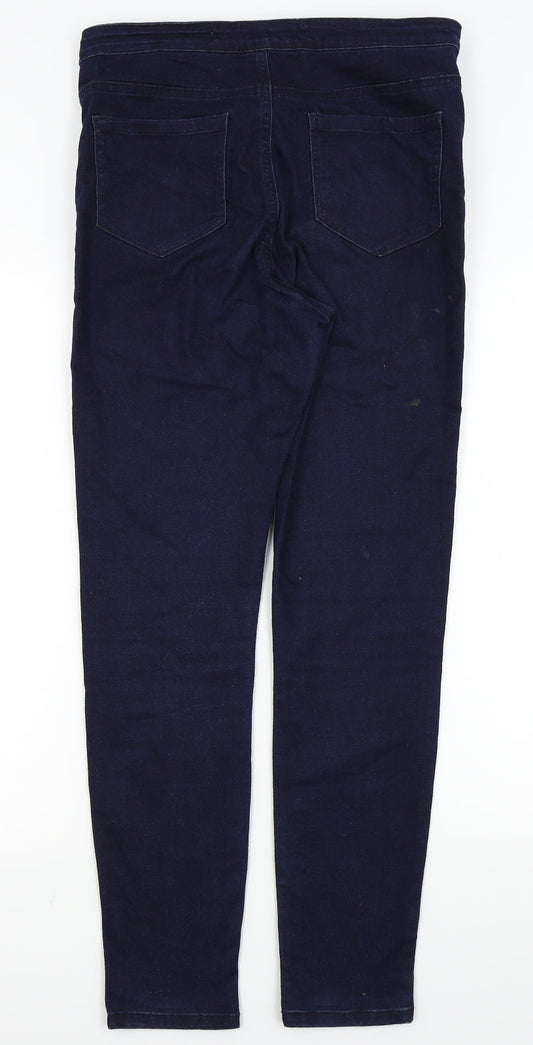 Womens UK Size 14 DENIM AND CO Regular Fit Skinny Blue Jeans
