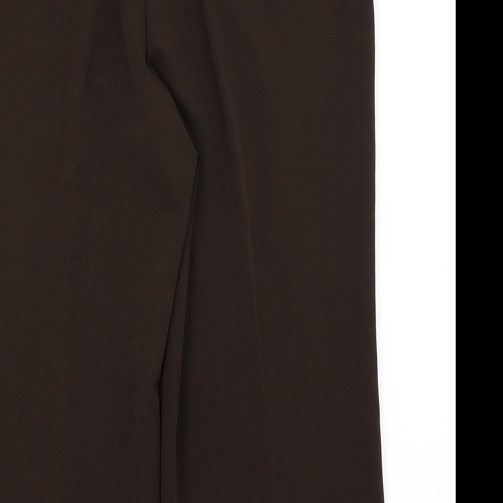 Womens UK Size 14 South Regular Fit Capri Brown Trousers