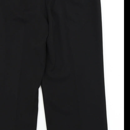 Womens UK Size 14 South Regular Fit Capri Black Trousers