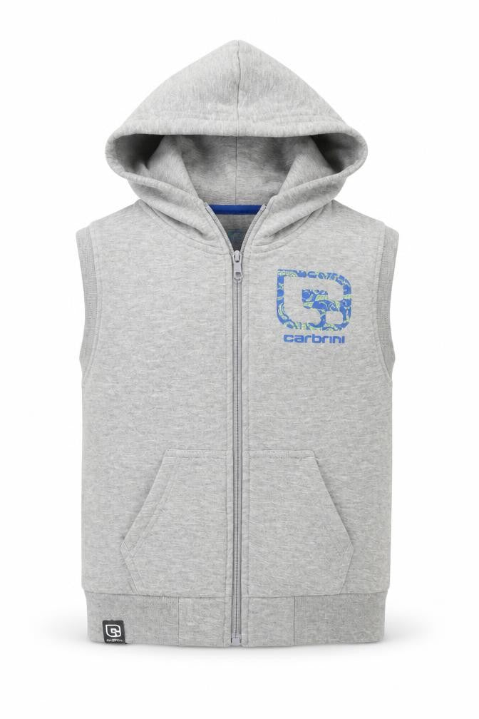 Carbrinii Boys Grey   Full Zip Hoodie Size 6-7 Years