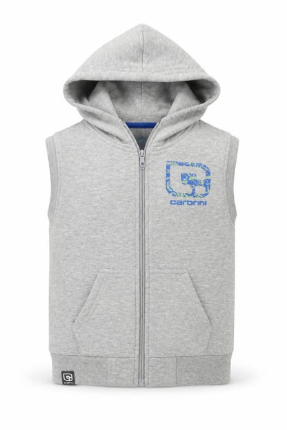 Carbrinii Boys Grey   Full Zip Hoodie Size 6-7 Years