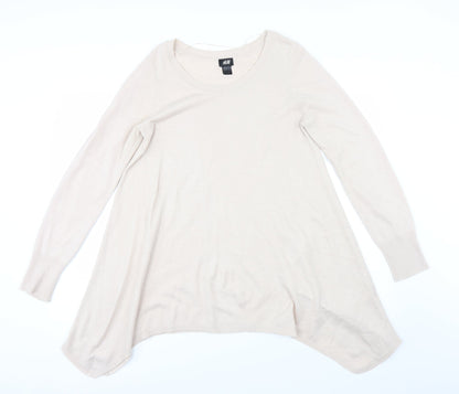 H&M Womens Brown   Pullover Jumper Size S
