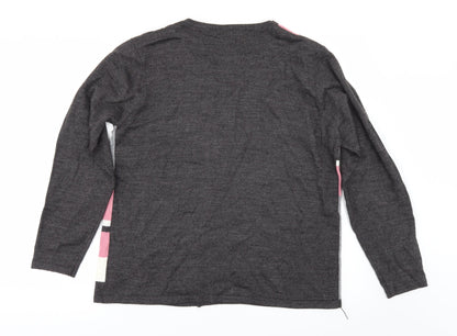 Autonomy Womens Grey   Pullover Jumper Size M