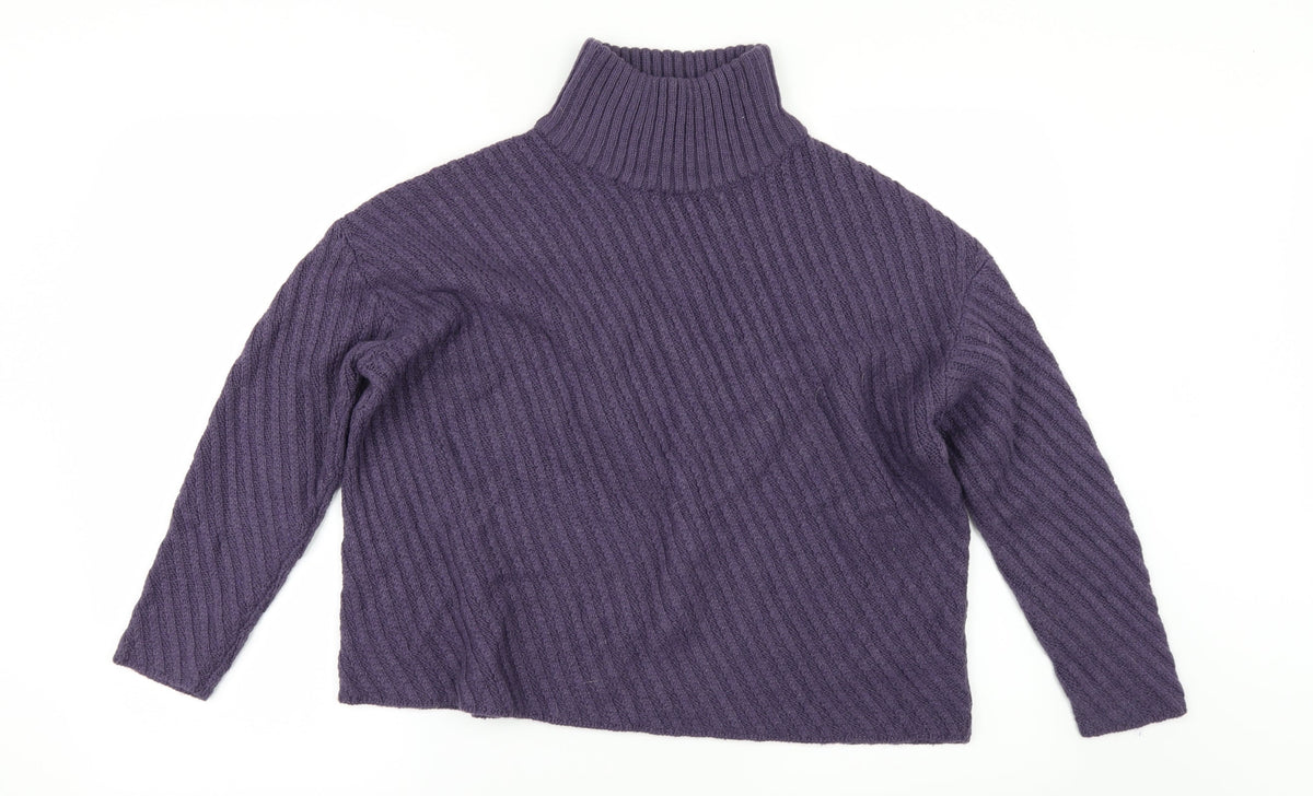Dash Womens Purple   Pullover Jumper Size S