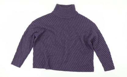 Dash Womens Purple   Pullover Jumper Size S