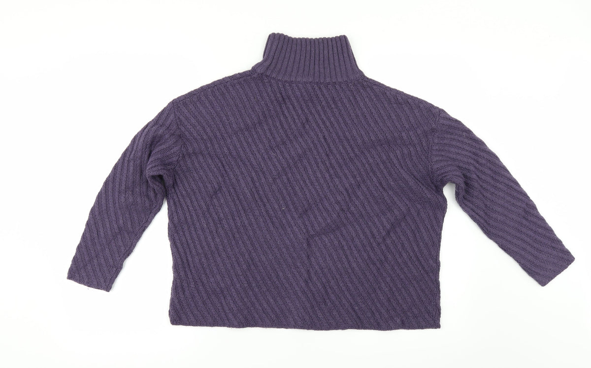Dash Womens Purple   Pullover Jumper Size S