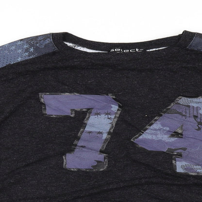 Womens UK Size 10 Select Black Tunic Blouse