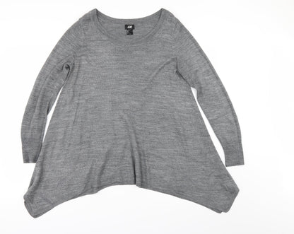 H&M Womens Grey   Pullover Jumper Size S
