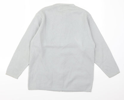 Sanco Womens Grey   Cardigan Jumper Size L