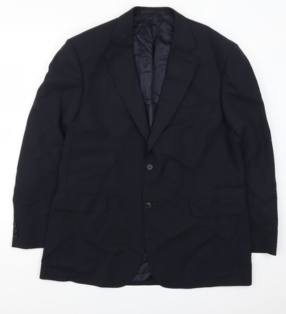 Mens UK Size 42 Marks and Spencer Regular Blue Suit Jacket