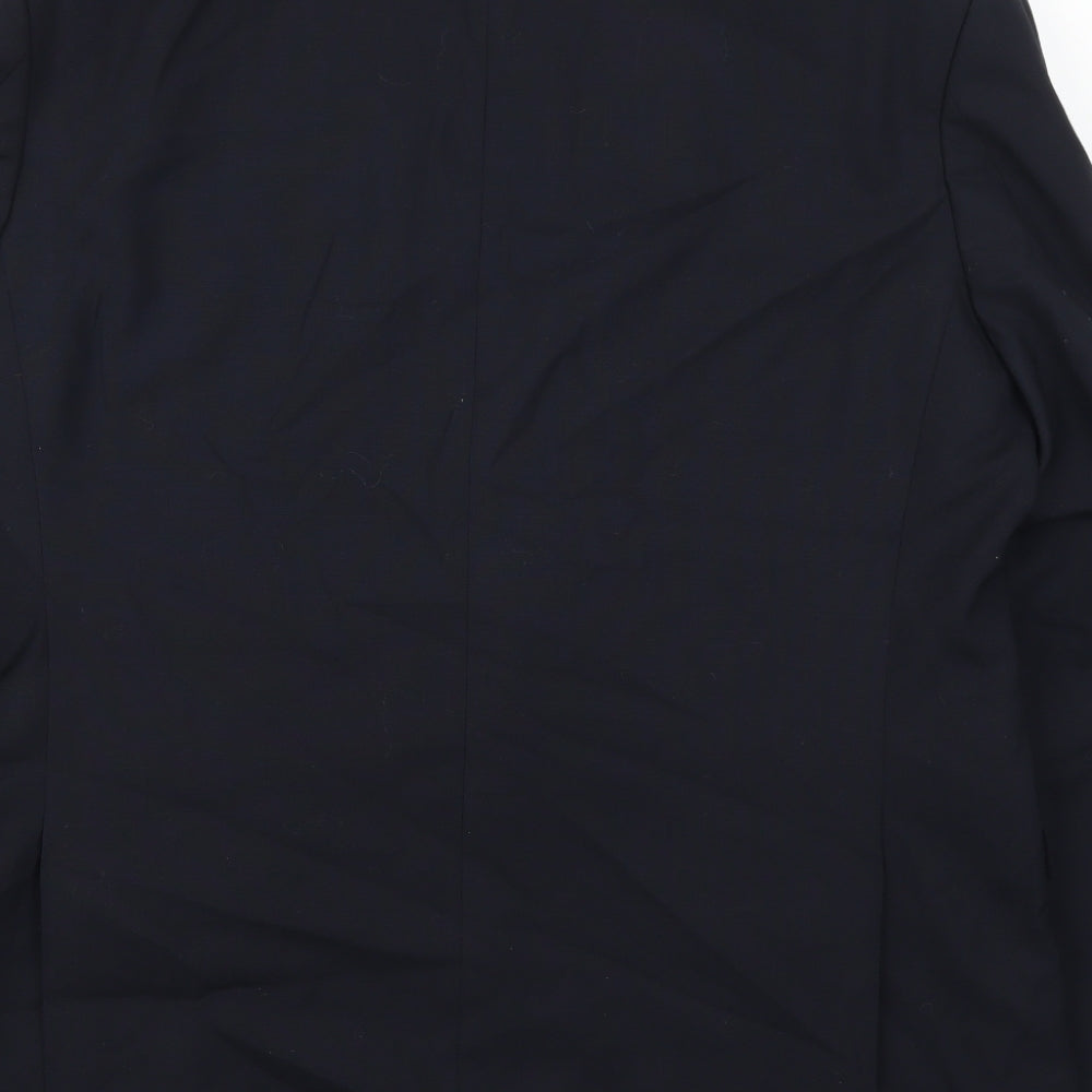 Mens UK Size 42 Marks and Spencer Regular Blue Suit Jacket