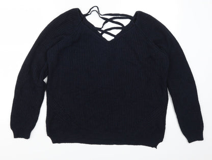 F&F Womens Blue   Pullover Jumper Size 10