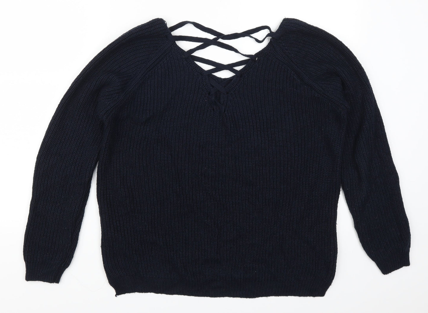 F&F Womens Blue   Pullover Jumper Size 10