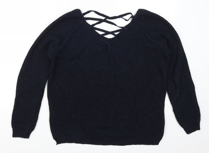 F&F Womens Blue   Pullover Jumper Size 10