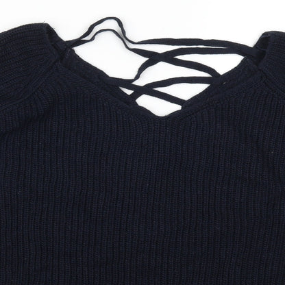 F&F Womens Blue   Pullover Jumper Size 10