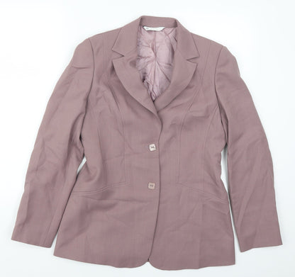 BHS Womens Pink   Jacket Suit Jacket Size 10