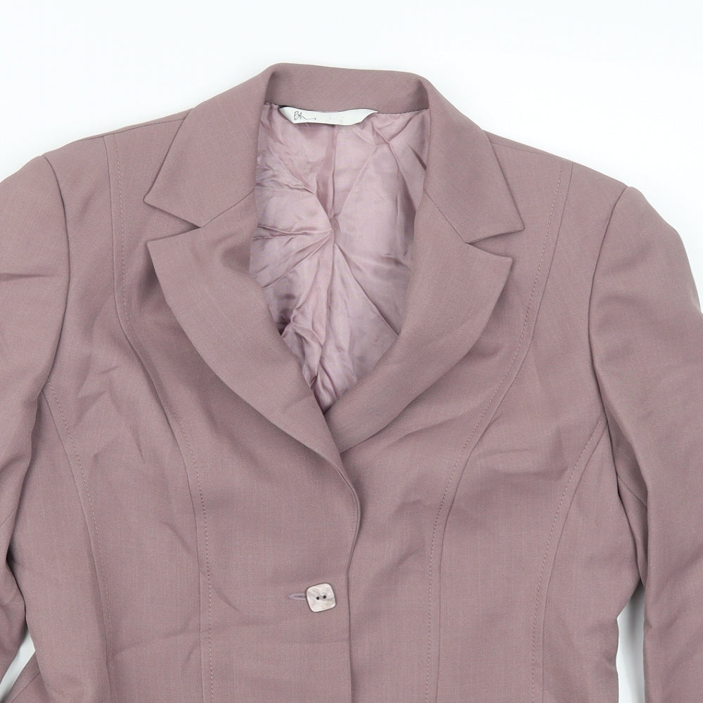BHS Womens Pink   Jacket Suit Jacket Size 10