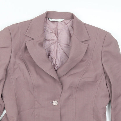BHS Womens Pink   Jacket Suit Jacket Size 10