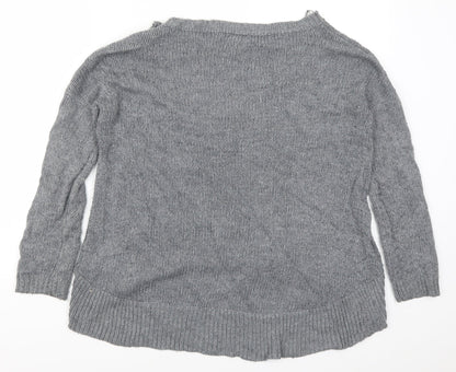 Sout Womens Grey   Pullover Jumper Size 10