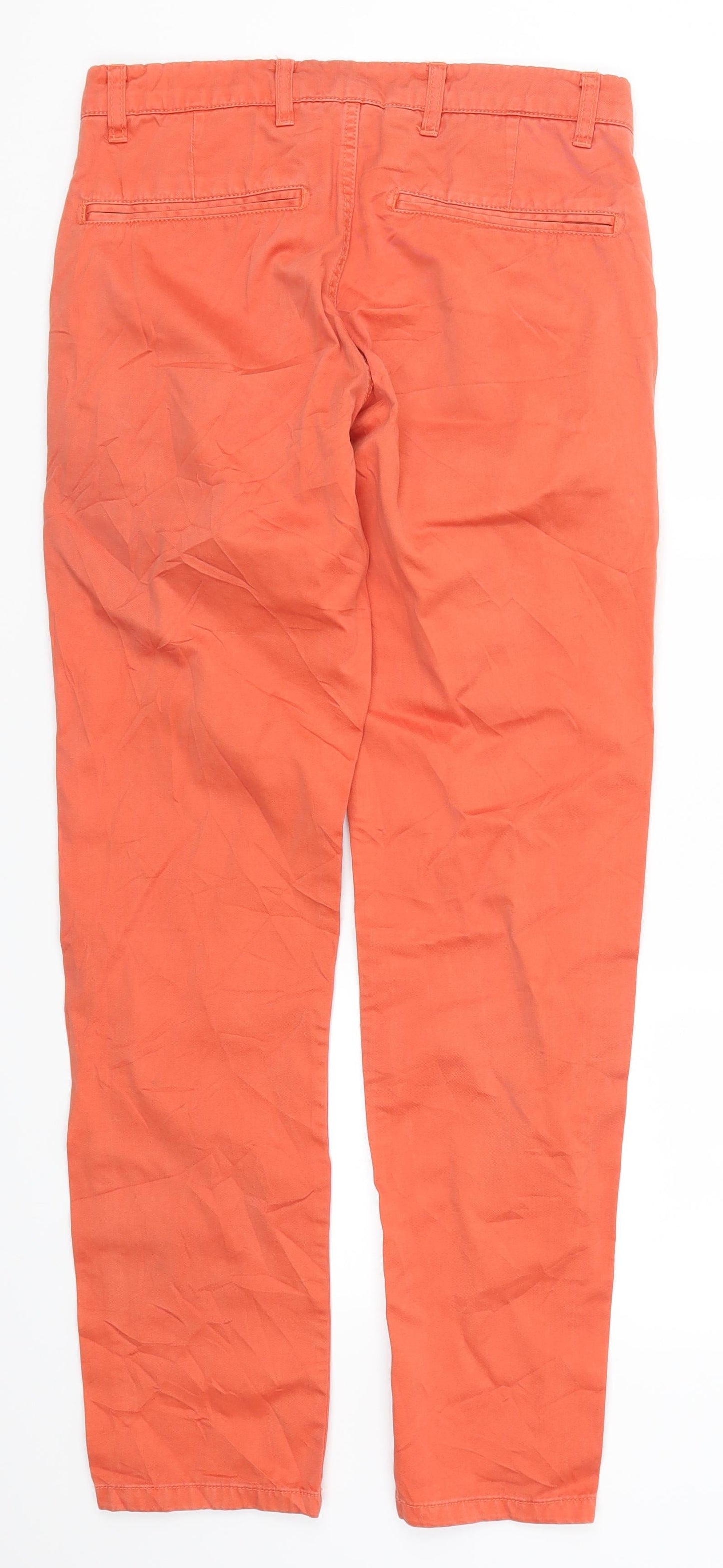 Matchstick Womens Orange   Chino Trousers Size 29 L29 in