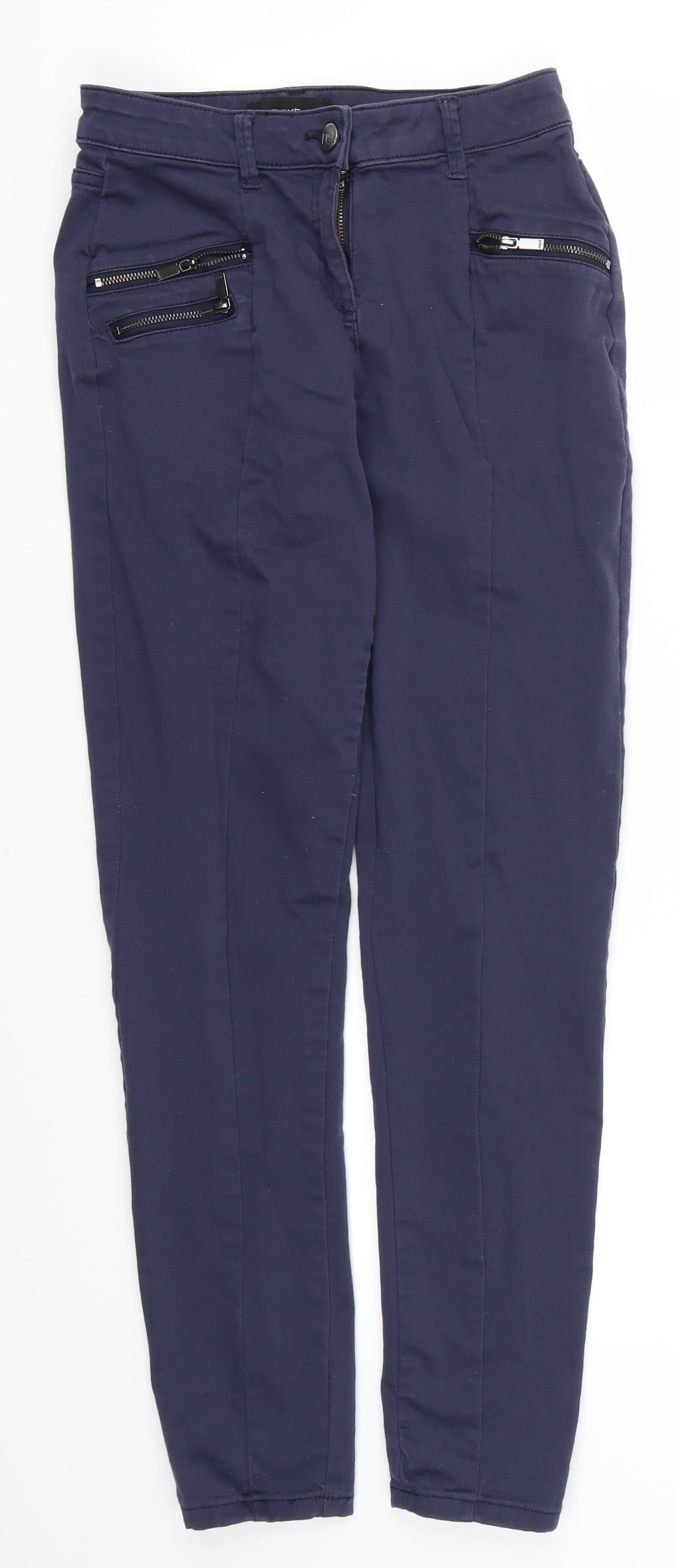 NEXT Womens Blue  Denim Skinny Jeans Size 6 L27 in