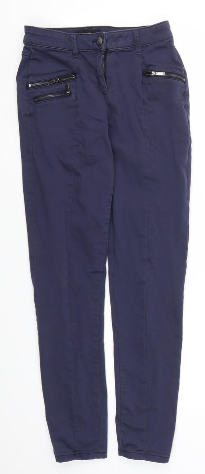 NEXT Womens Blue  Denim Skinny Jeans Size 6 L27 in