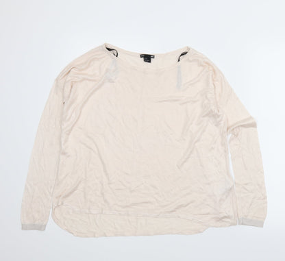 H&M Womens Beige   Pullover Jumper Size XS