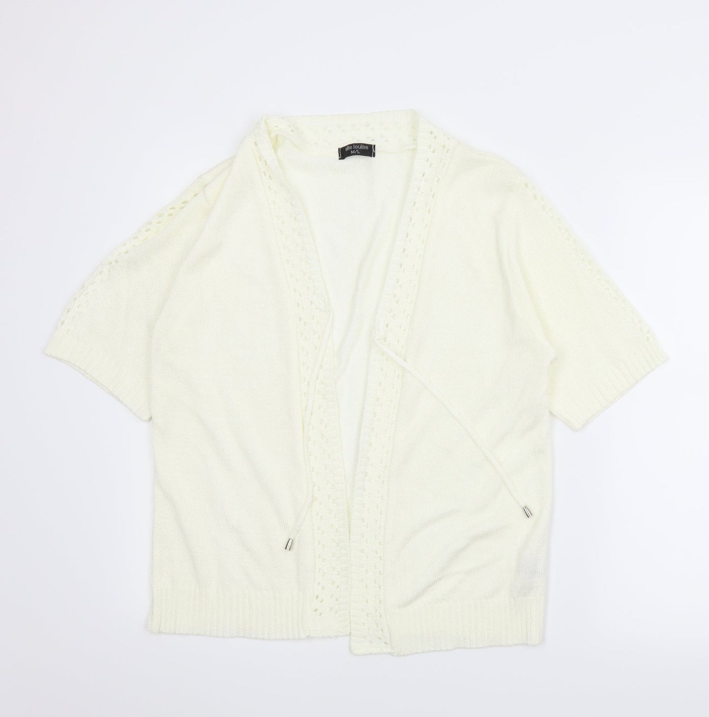 Ellie Louise Womens Ivory   Cardigan Jumper Size M