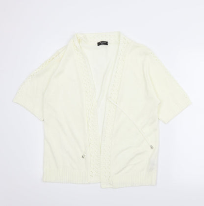 Ellie Louise Womens Ivory   Cardigan Jumper Size M