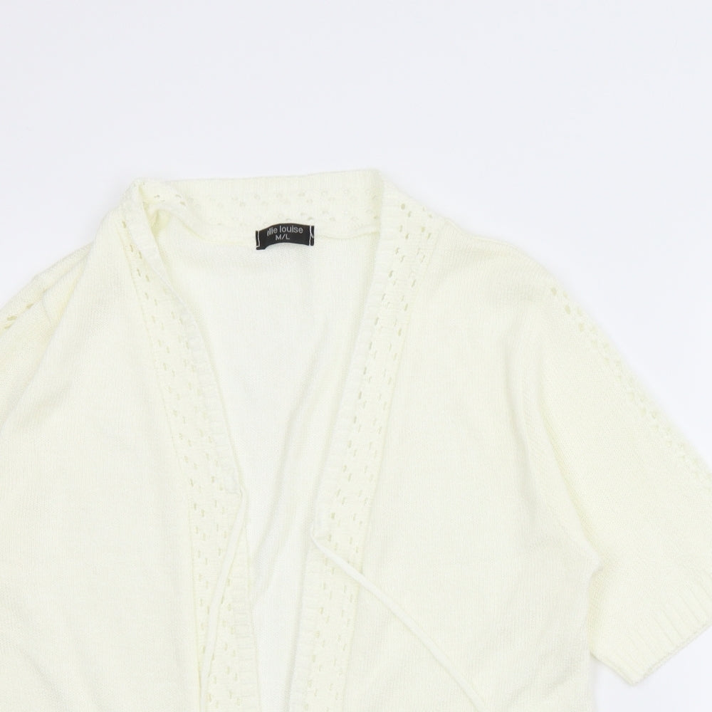Ellie Louise Womens Ivory   Cardigan Jumper Size M