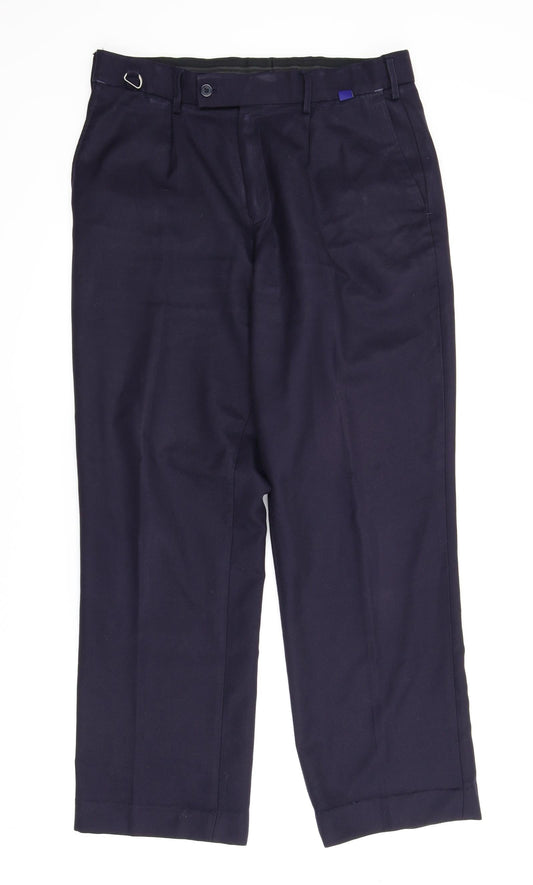 Dimensions Mens Blue   Carpenter Trousers Size 32 in L29 in