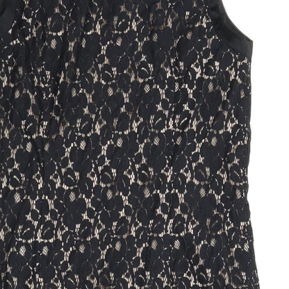 Oasis Womens Black Floral  A-Line  Size 12