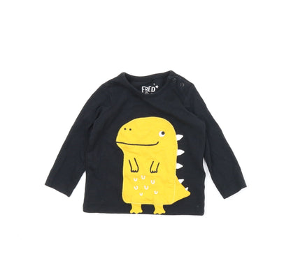 F&F Baby Black   Basic T-Shirt Size 3-6 Months