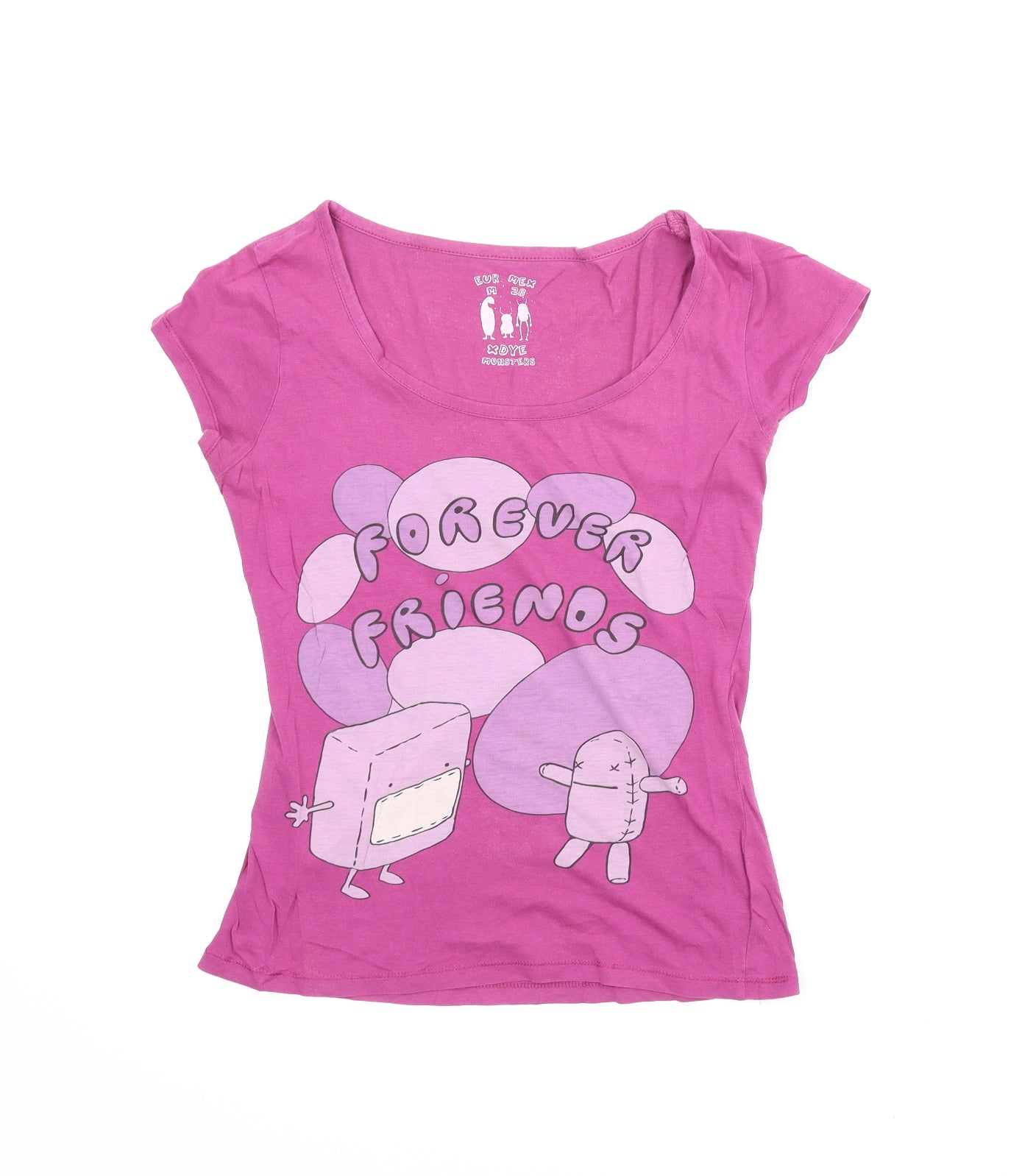 Xdye Monsters Womens Purple   Basic T-Shirt Size M