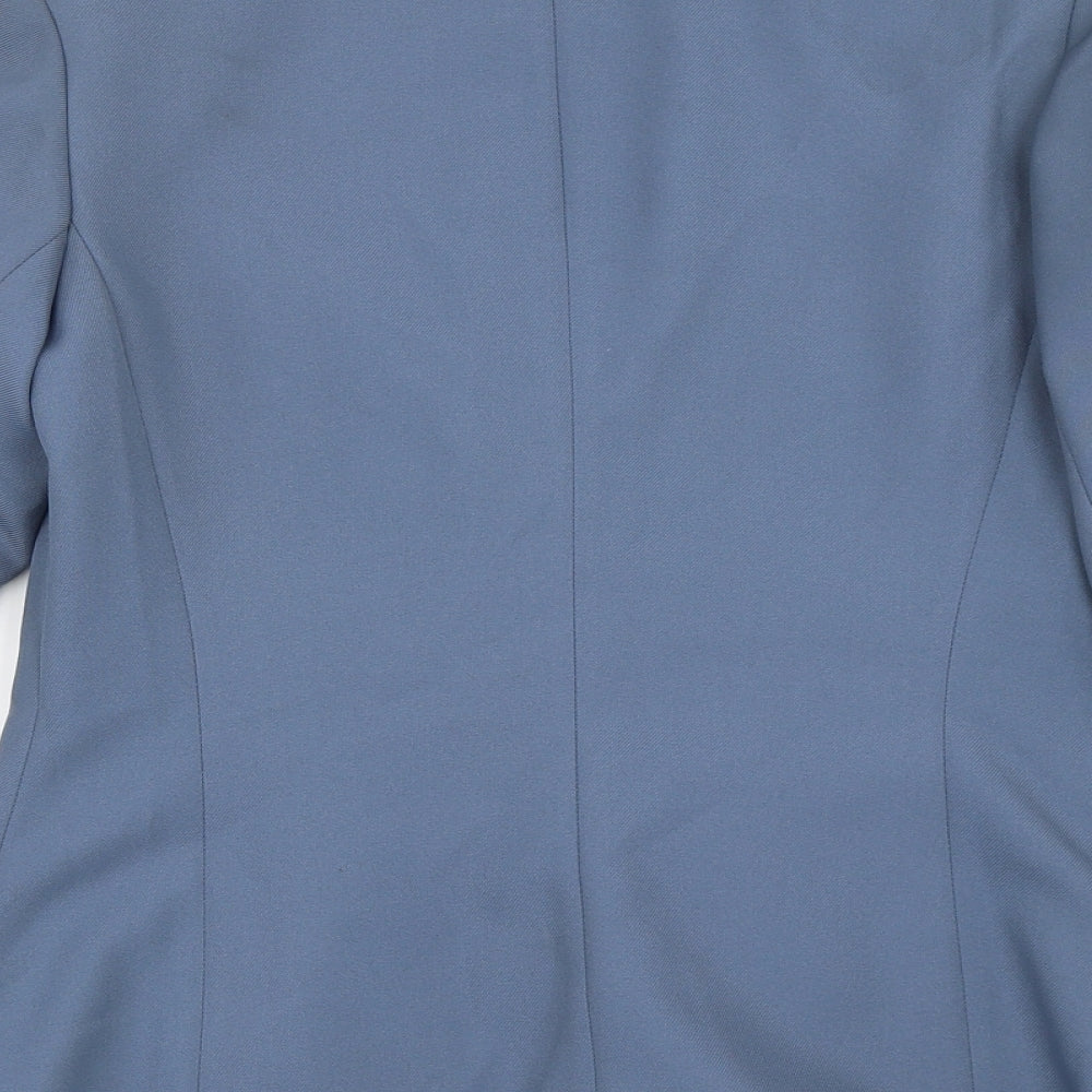 Telemac  Womens Blue   Jacket Blazer Size 12