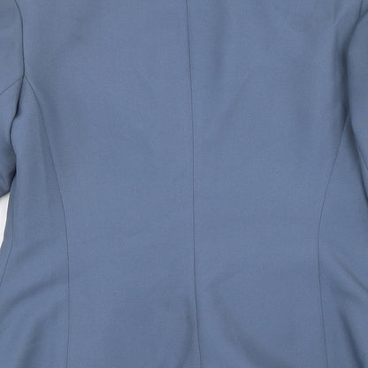 Telemac  Womens Blue   Jacket Blazer Size 12