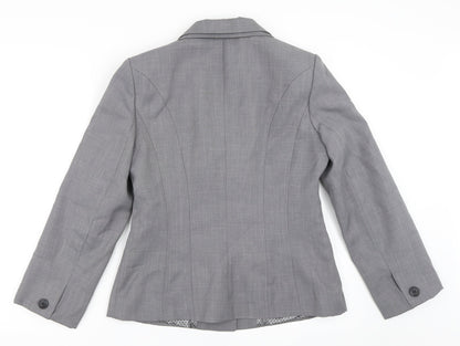 Debenhams Womens Grey   Jacket Blazer Size 12