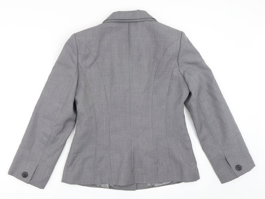 Debenhams Womens Grey   Jacket Blazer Size 12