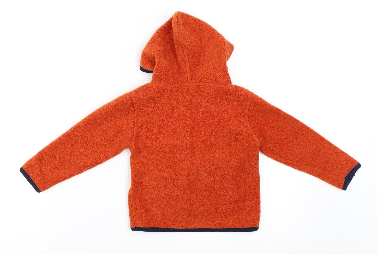ADISPORT Boys Orange  Fleece Pullover Jumper Size 6-9 Months