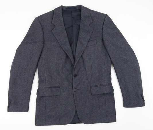 Mens UK Size 38 Wellington Regular Blue Suit Jacket