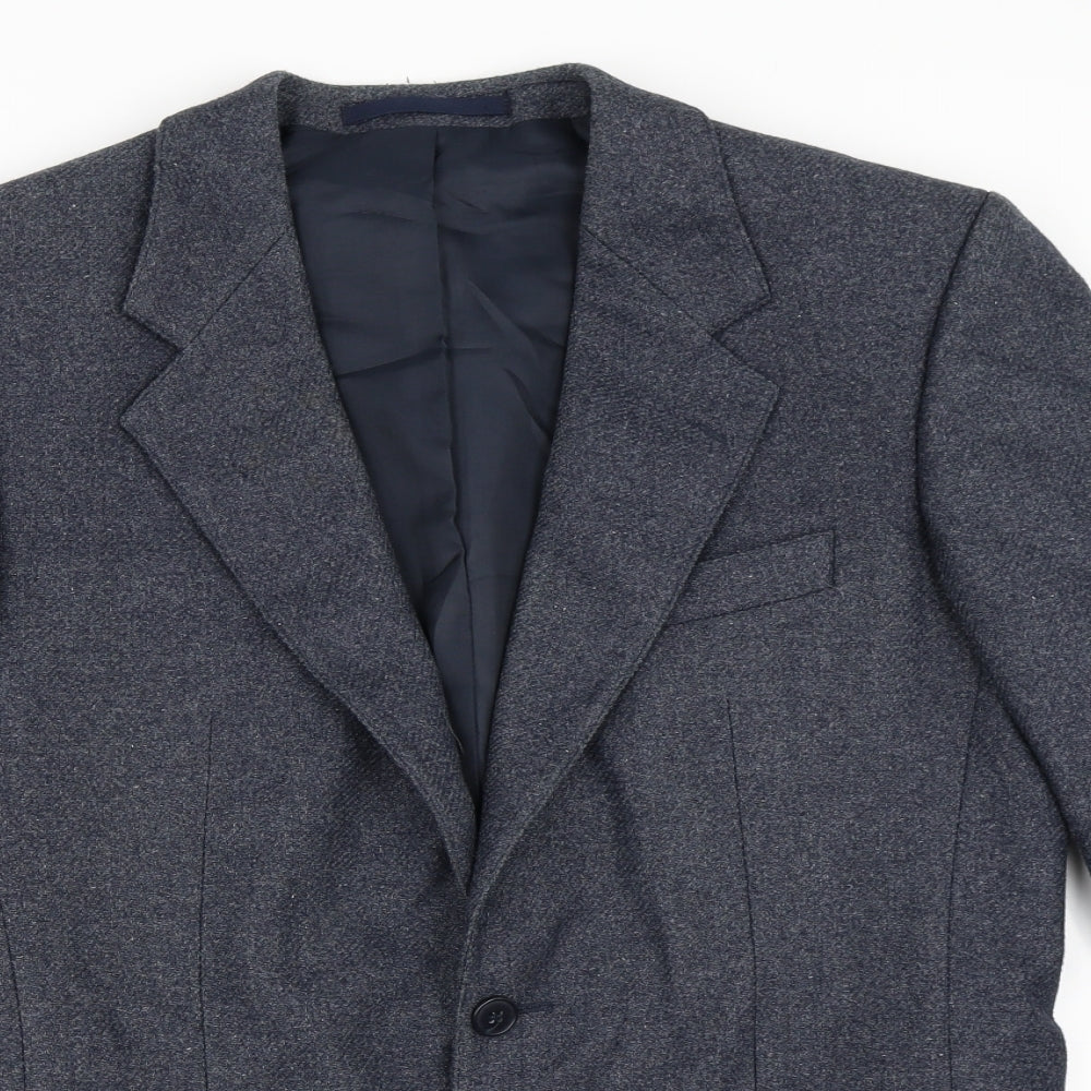Mens UK Size 38 Wellington Regular Blue Suit Jacket
