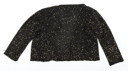 note Womens Black   Cardigan Jumper Size 16