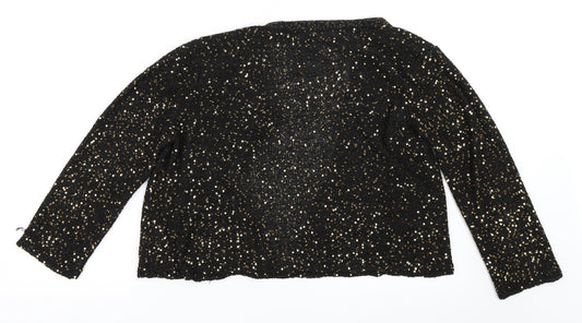 note Womens Black   Cardigan Jumper Size 16