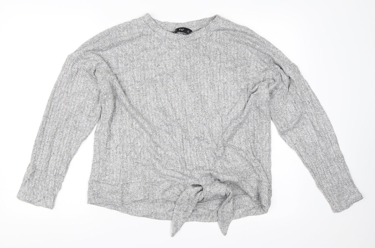 F&F Womens Grey   Pullover Jumper Size 16